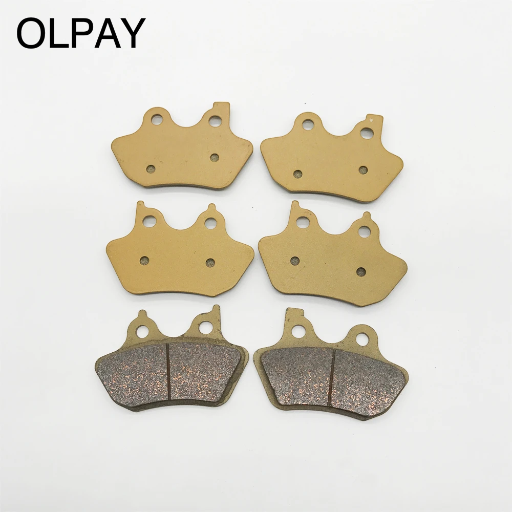 Motorcycle Front Rear Brake Pads For Harley Dyna Super Wild Glide FXDX FXDWG Low Rider FXDL FXDXT FXDS Sportster XL1200S