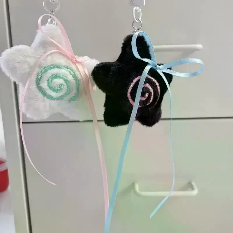 INS風リボンボウスターフィッシュボードぬいぐるみペンダントキーホルダー可愛いバックパック吊り飾り装飾アクセサリーギフト
