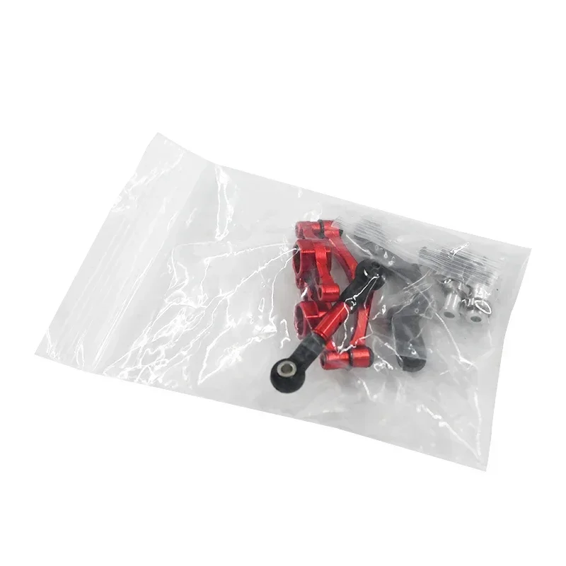 TT-02 CNC Aluminum Crank Steering Arm with Bridge for 1:10 RC Car Tamiya TT02 image 3