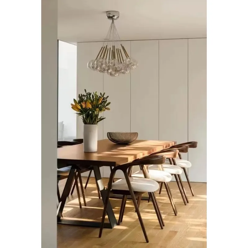 

Favorable Rattan Modern Country Retro Style Factory Mall Dining Wood Kitchen Restaurant Table