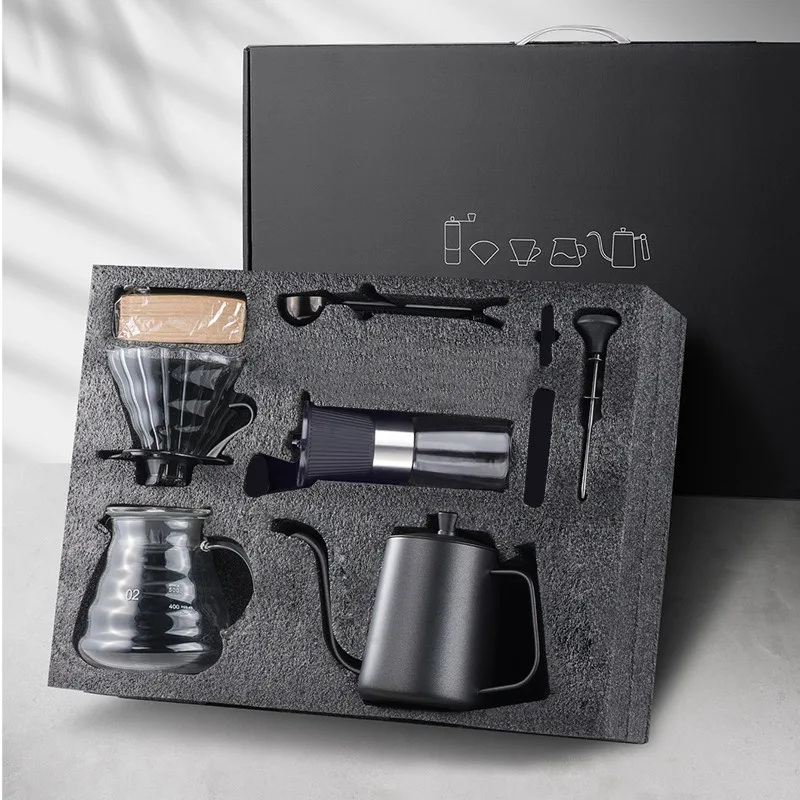 

Hand Brewed Coffee Set, Portable, Convenient and Practical for Outdoor Camping, Easy To Use and Operate At Any Time