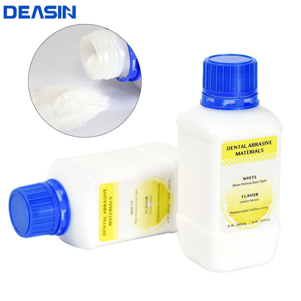 350g Lemon Dental Polishing Powder Prophy Air jet Flow Teeth Cleaning Plaque stain Removal Sodium bicarbonate