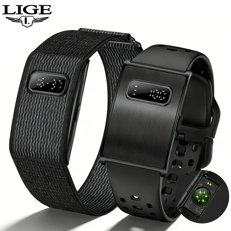 New GPS Running Track Smart Wristband Fitness Tracker for Women Men Blood Pressure Waterproof Sport Smartband Health Smartwatch