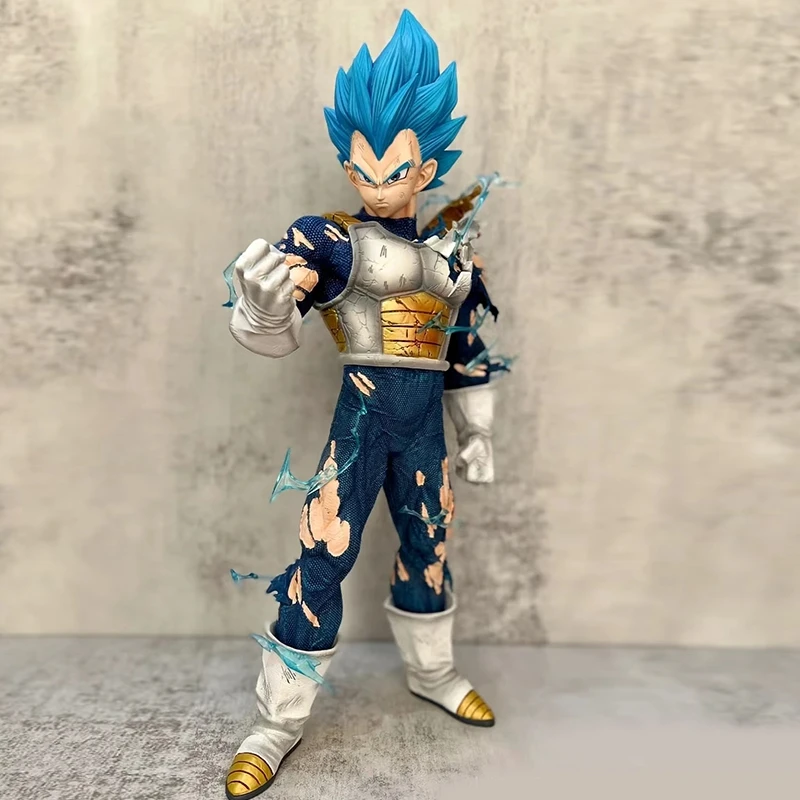 Figuras de acción de Pvc de Dragon Ball Vegeta de Anime Bandai japonés, colección de muñecos Gk, juguetes de decoración, modelo, regalos para niños, 26,5 cm