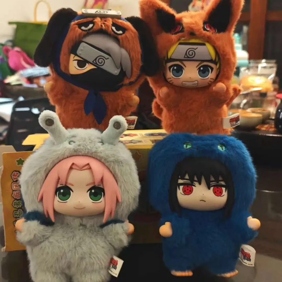 EAKI Naruto Blind Box Shippuden Party Series Uzumaki farcito Shippuden originale peluche figura ornamento collezione di giocattoli regali-@