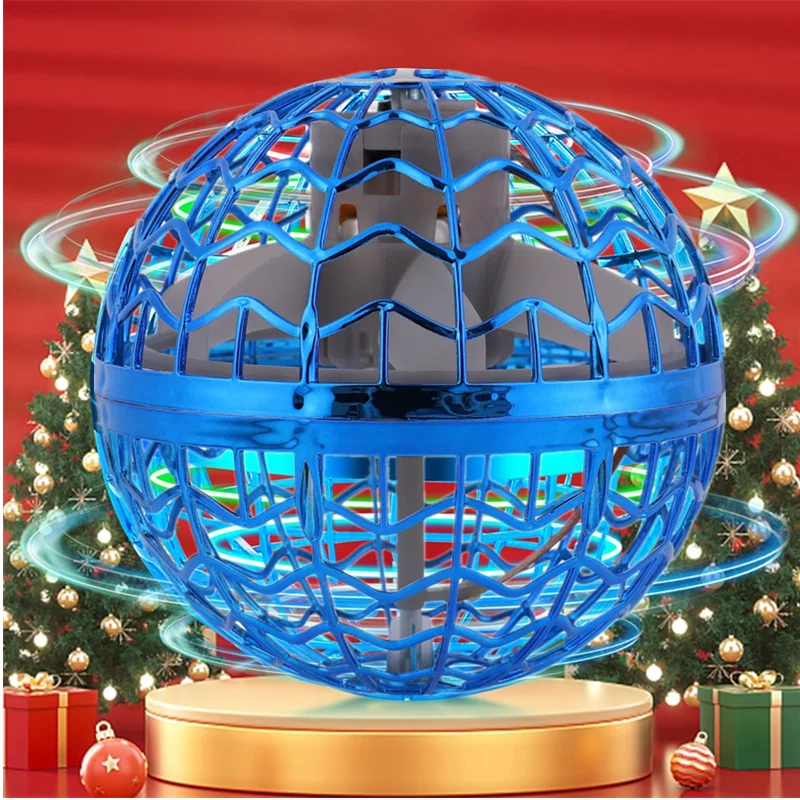 Flying Ball Magic Ball Indoor/Outdoor Flying Rotating Drone Induction Gyroscope Christmas Children's Gift Stress Relieving Toy