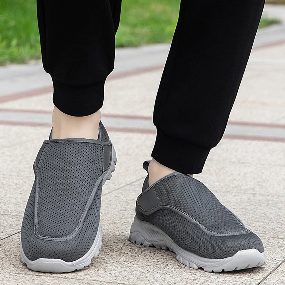 Women Man Orthopedics Wide Feet Swollen Walking Casual Shoes Unisex Thumb Eversion Adjusting Soft Comfortable Diabetic Shoes