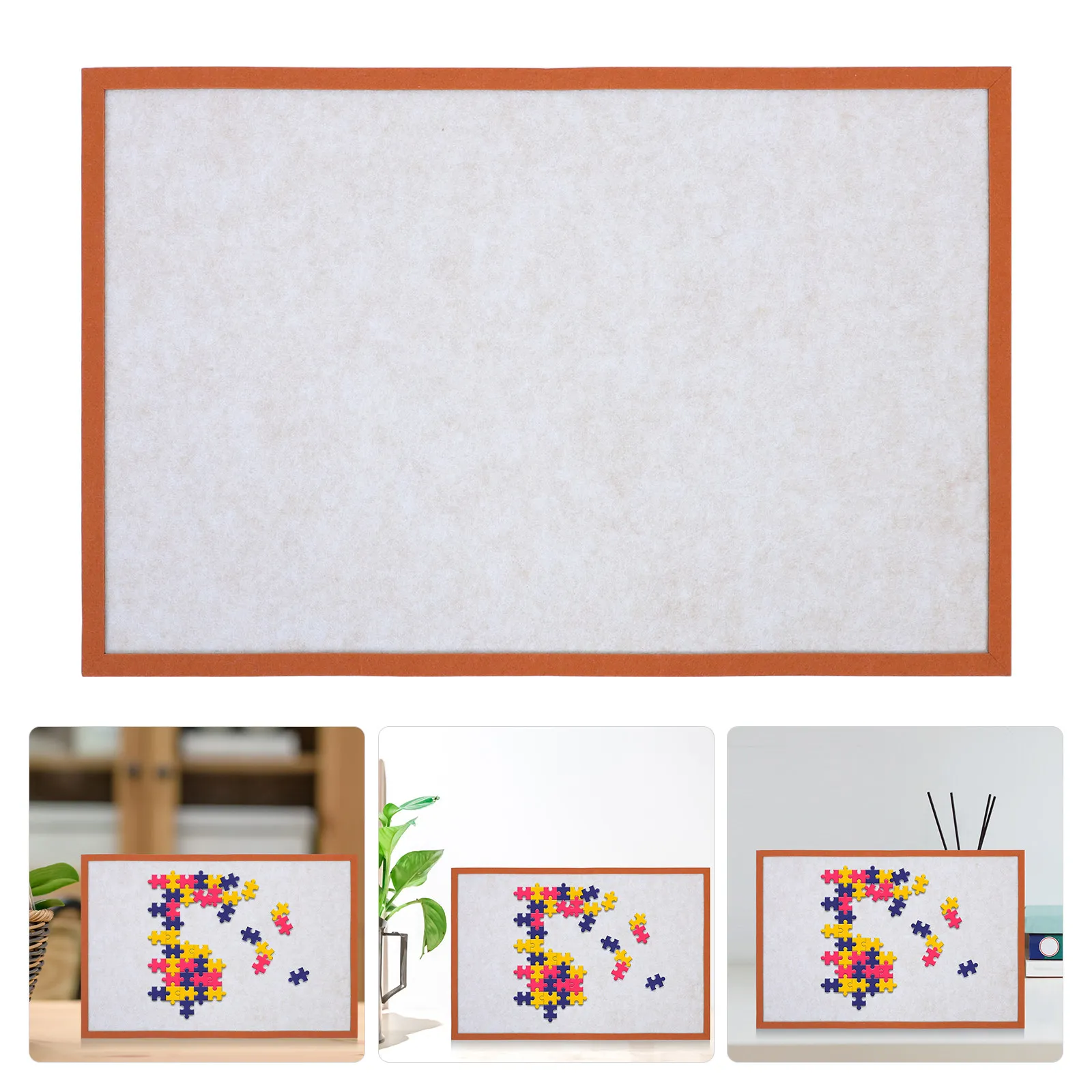 

Складной коврик для пазлов, нескользящий, портативный, легкий, с рамкой для хранения, органайзер для настольных пазлов