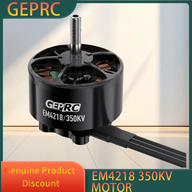 

GEPRC EM4218 350KV Motor 60A-80A High-strength M6 Steel Shaft with 13-15 Inch Long-range FPV Racing RC Drone Multicopter