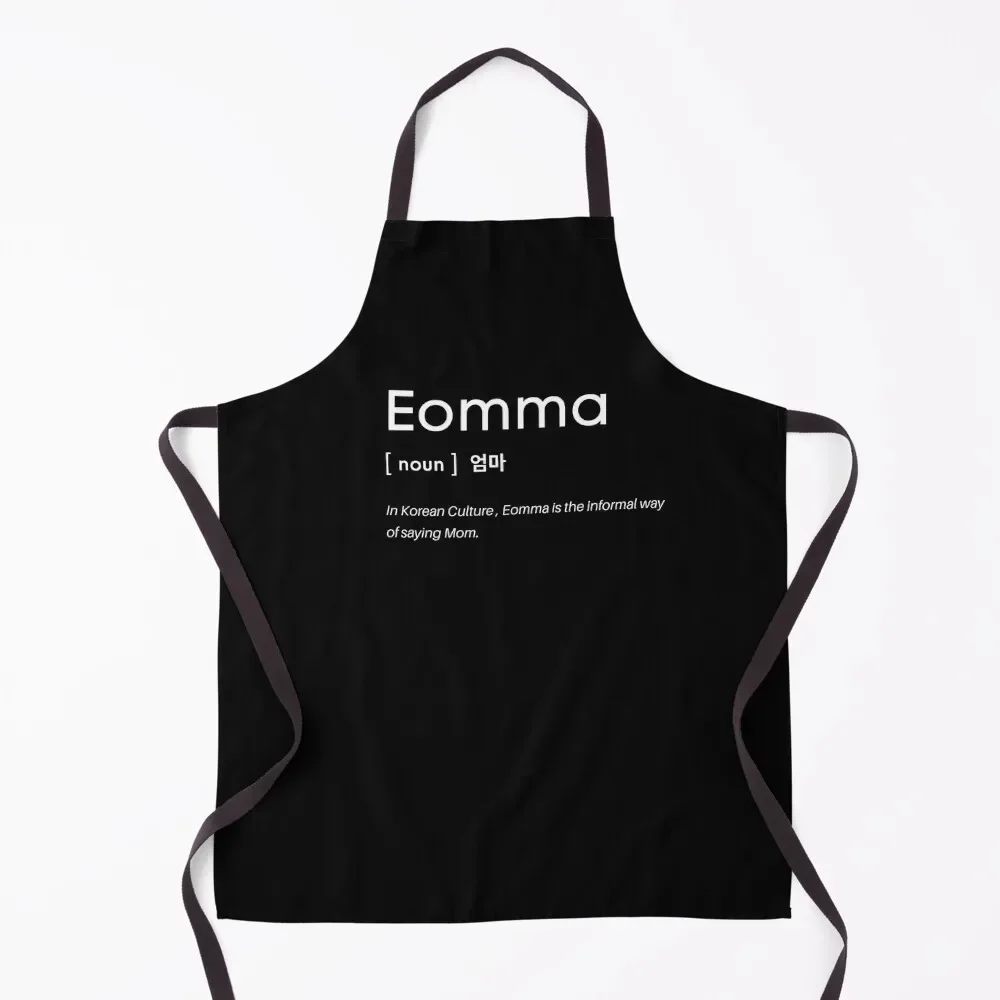 

Eomma Korean Words Apron Women's Kitchen Salon Waterproof Kitchen Woman Kitchen accessories Apron