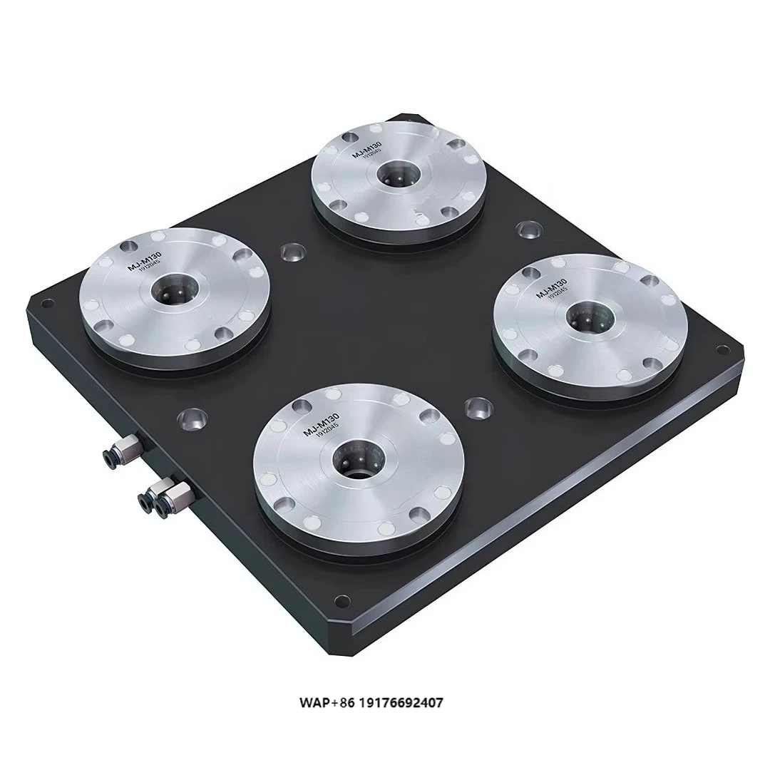 New Top Level Zero Point Chuck for Cnc Machine Tools High-Precision Custom Machining Parts Black Oxide Surface Treatment Quick