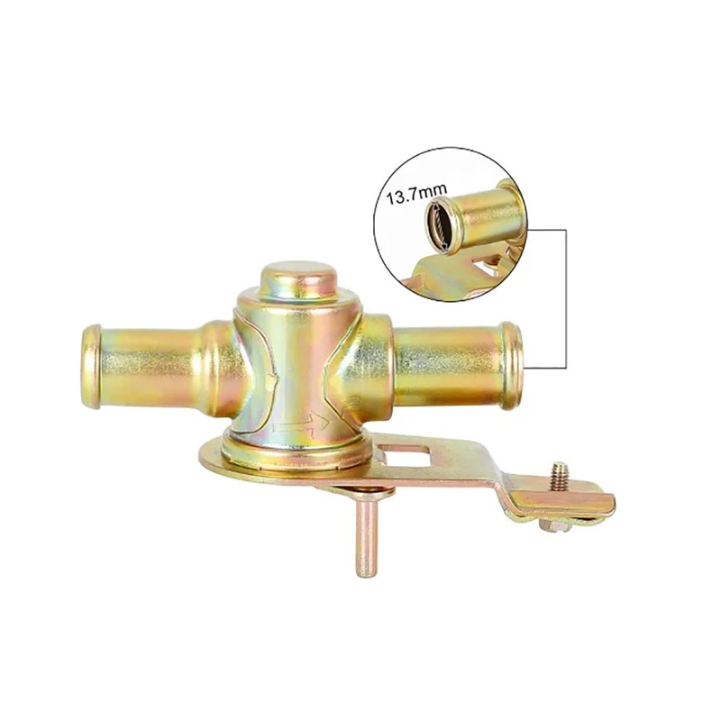 Heater Tap Valve Universal Type Car Hot Rod Cable-Type Inline C3UZ18495A YG133 HV2211C Heater Faucet Valve Car Accessories