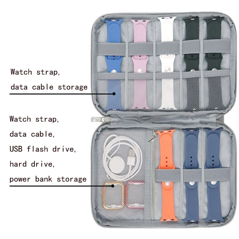 Watchband Bag For Apple Watch Strap Box Case Travel Smart Watch Wriststrap Storage Bag Box Watches /jewelry Organizer Holder image 6