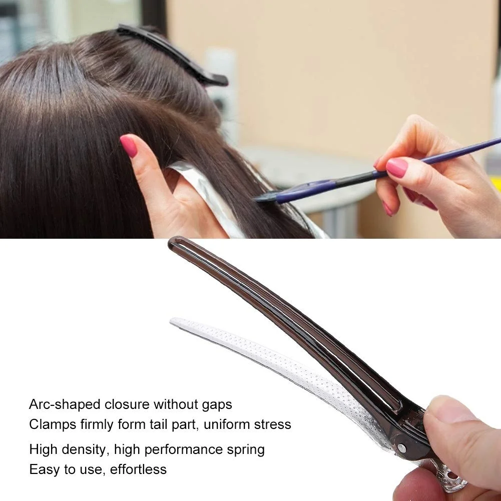 10 قطعة مجموعة مقاطع الشعر الحلاق صالون تصفيف الشعر المشابك البلاستيكية المهنية تقسيم الشعر دبوس الشعر اكسسوارات التصميم أدوات #6