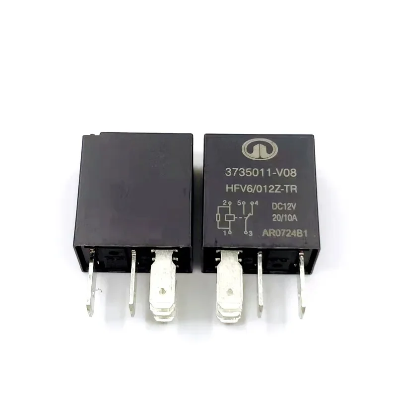 

（Brand-new）1pcs/lot 100% original genuine relay:HFV6 012Z-TR 12V 20A 5pins Automotive relay 3735011-V08