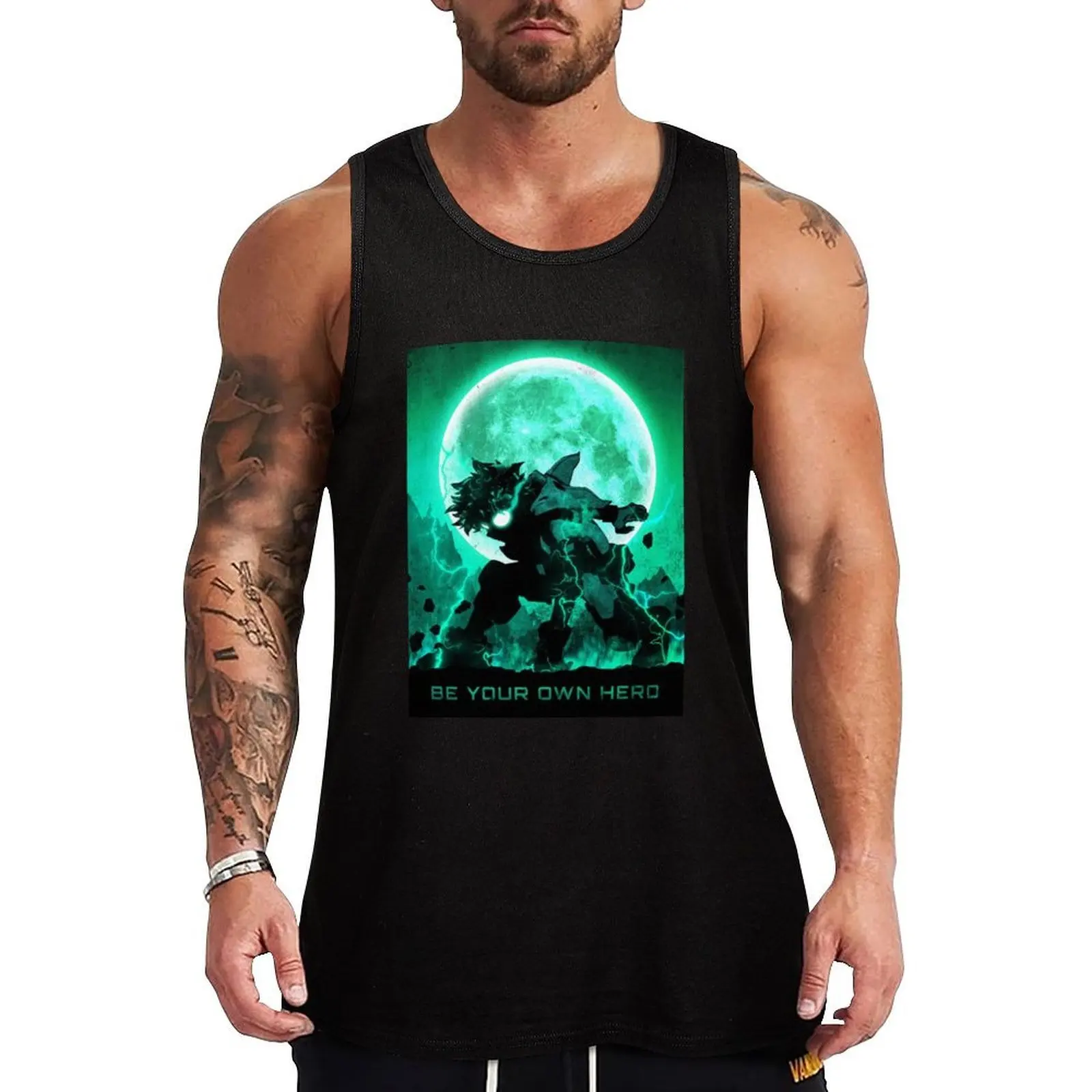 

The Deku Midoriya Be Your Own Hero Tank Top Running Athletic Tank Top Moisture Wicking Sleeveless