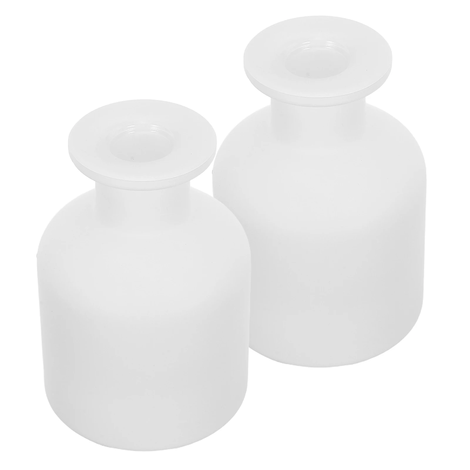 

2Pcs Glass Aromatherapy Bottles Reed Diffuser 150Ml Refillable Empty Fragrance Jar Oil Diffuser for Home Decor and Scent