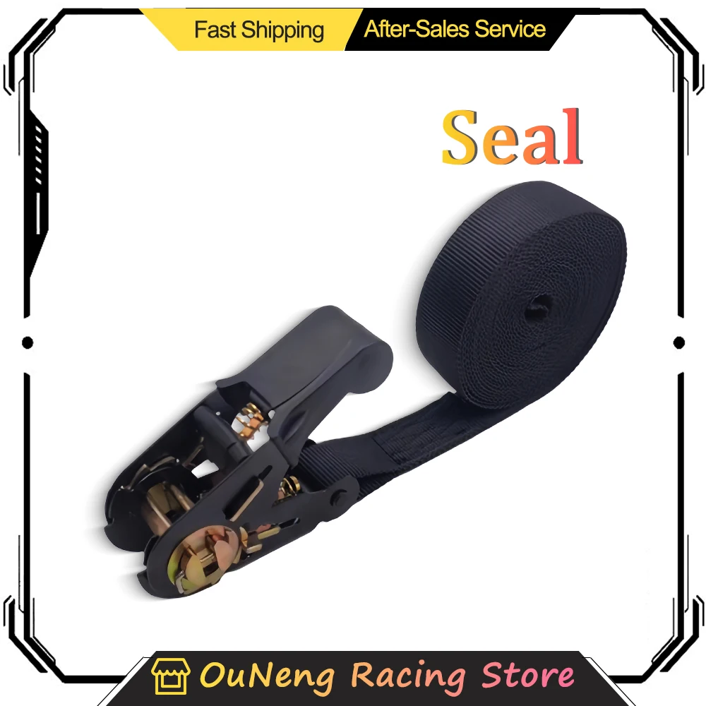 

Car Ratchet Straps 800kg Tension Rope Cam Buckle Straps Secure Cargo Practical Reinforced Adjustable Axle Straps