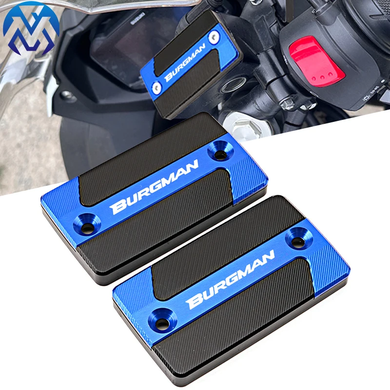 For BURGMAN 650 AN650 BURGMAN650 2004-2024+ Accessories Motorcycle CNC Front Brake Fluid Reservoir Cover Cap