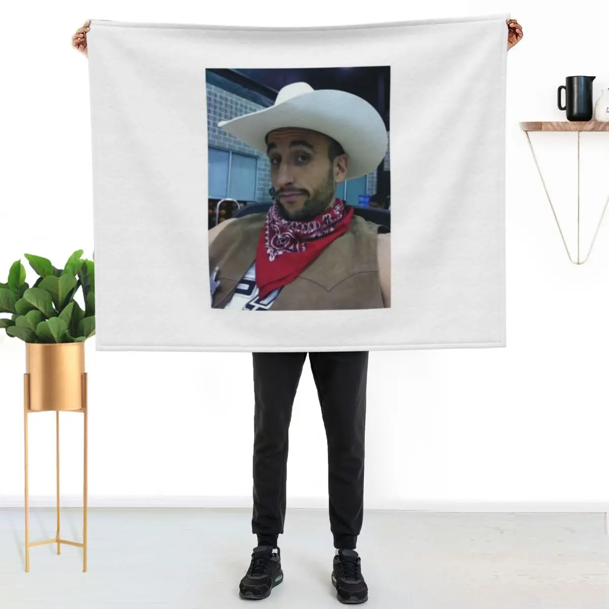 cowboy Manu Throw Blanket warm winter Giant Sofa Designers For Decorative Sofa Moving Bed Blankets