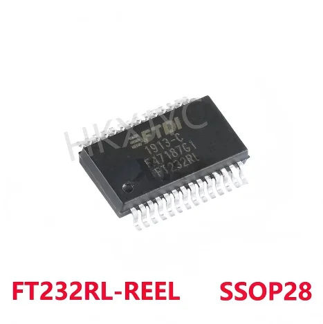 5-10/PCS New FT232RL-REEL FT232RL bridge USB to UART SSOP-28 chip In Stock