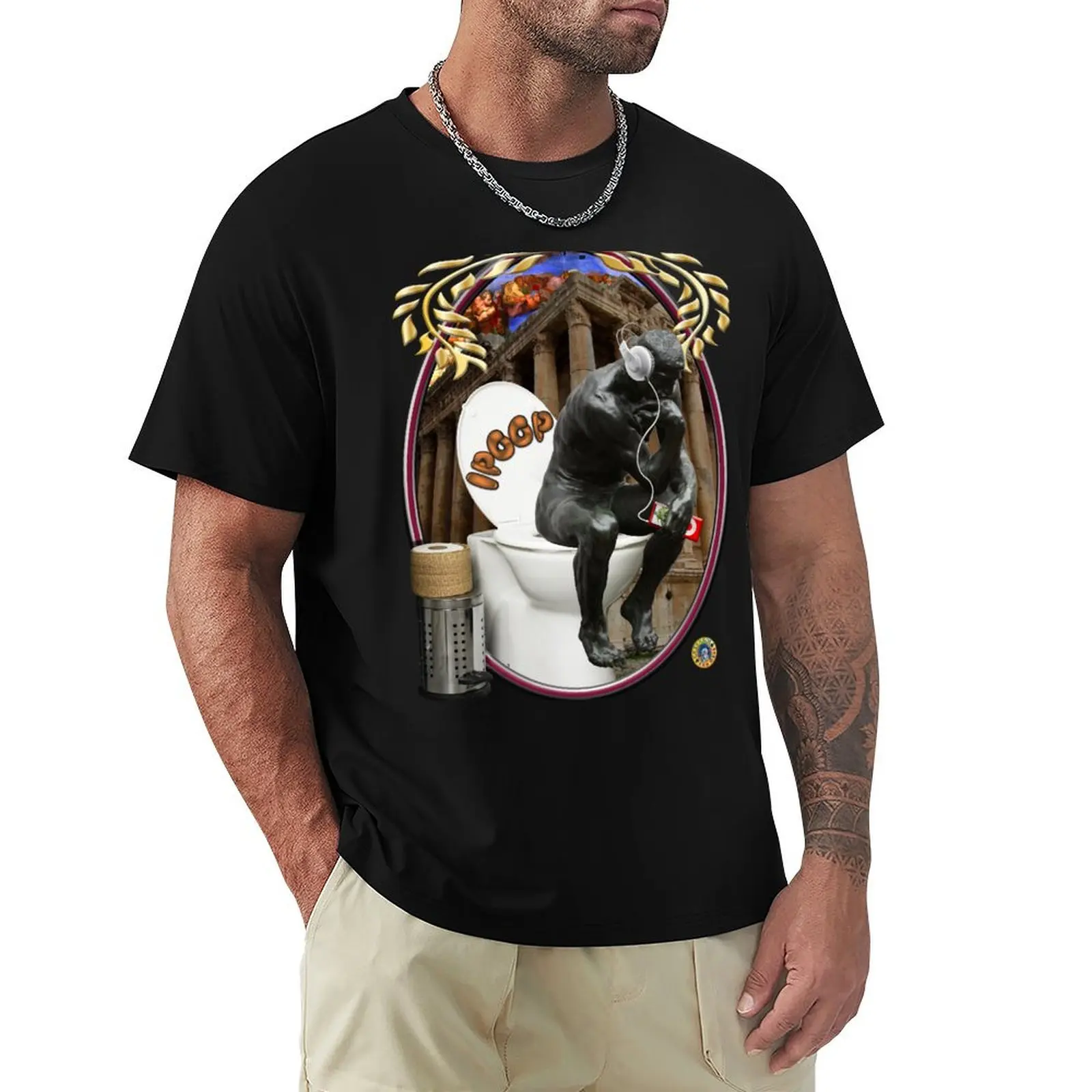 

IPoop Thinker T-Shirt new gifts and t-shirts aesthetic clothes graphic tee shirt mens workout shirts