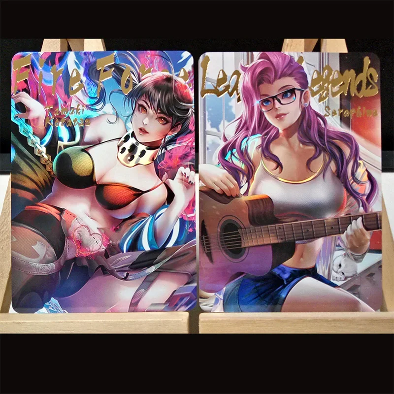 Anime Goddess Story DIY ACG Pokemon ONE PIECE Nessa Marnie Nami Kanroji Mitsuri Zabawki dla chłopców Karty kolekcjonerskie Prezent urodzinowy