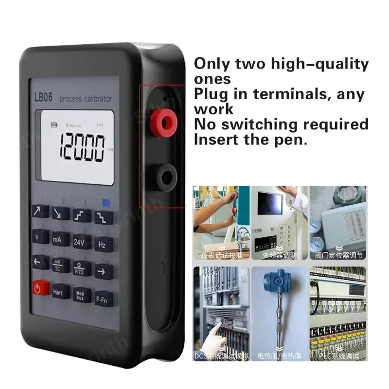 New Multifunction Process Calibrator LB06 MODBUS RTU Hart Communicator PT100 Frequency 4-20mA 0-10V Signal Calibrator