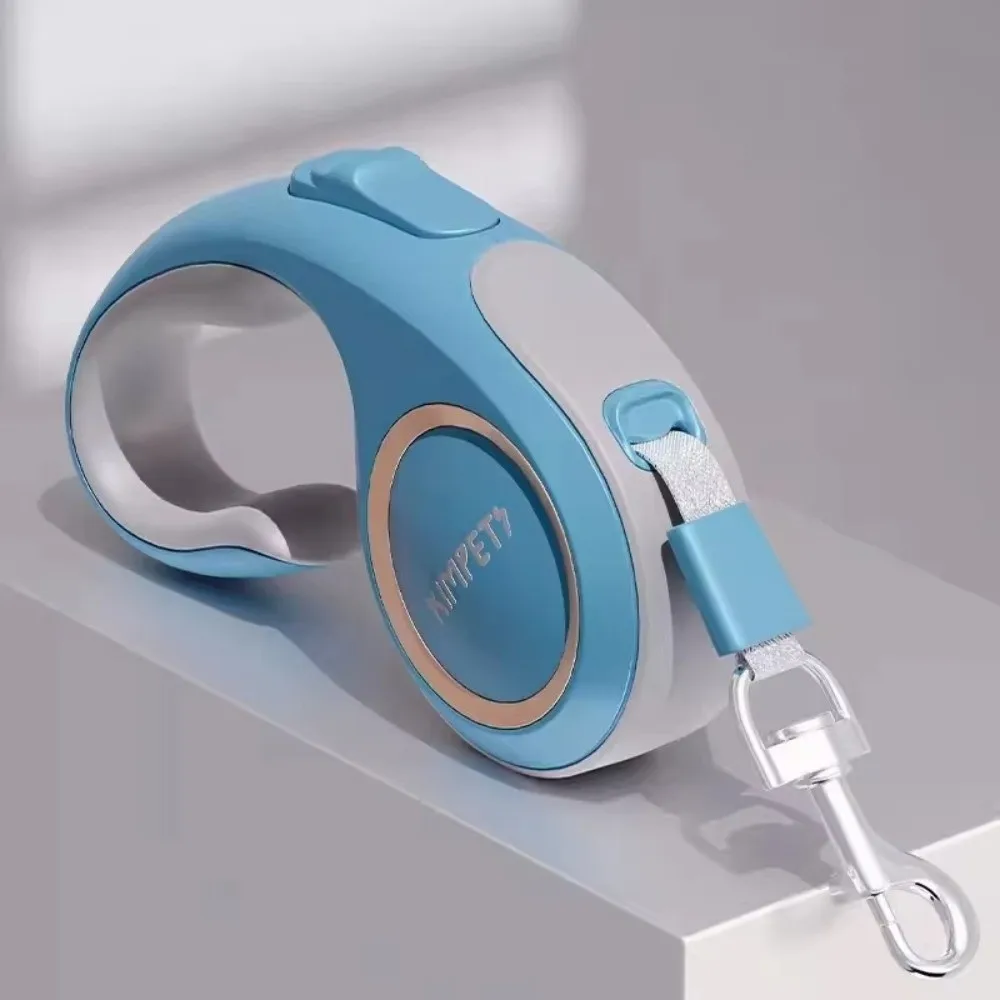 

Practical 5M Retractable Dog Leash Adjustable Length Comfort Grip Dog Walking Leash Automatic Pet Traction Rope Pet Training