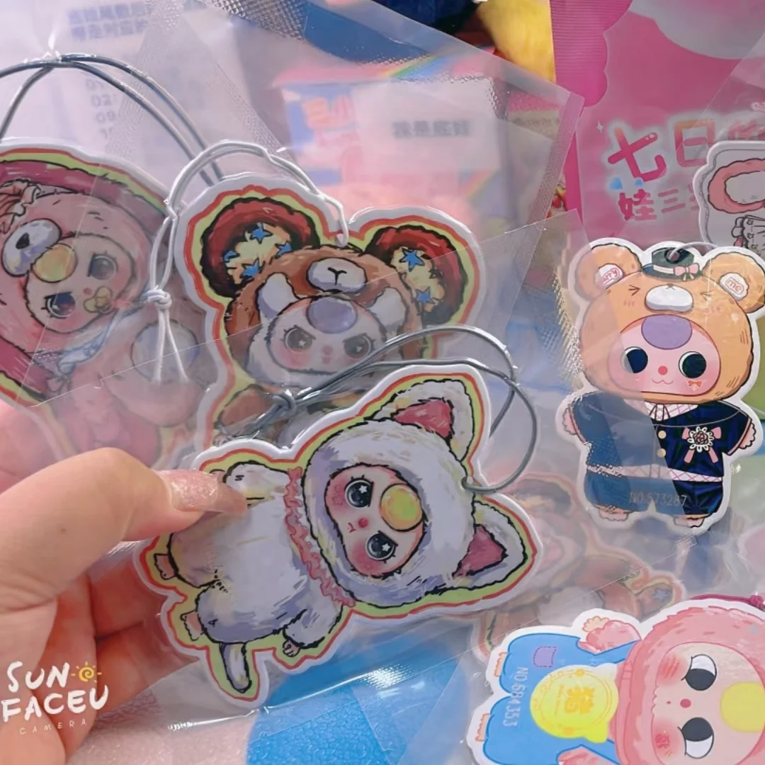 

Детские три ароматные вкладки, ароматная подвеска, серия слепая коробка, подарок, рождественская елка, ароматная подвеска, декор комнаты, украшение, подарок для девочек