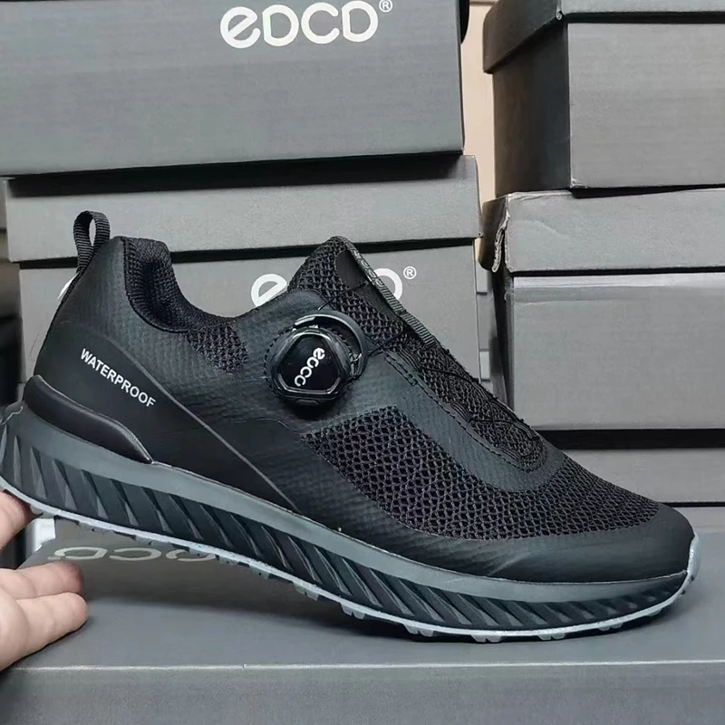 New Men\'s Golf Shoes High Quality Mesh Breathable Comfortable Wear-resistant Lightweight Outdoor Sports Walking Sneakers