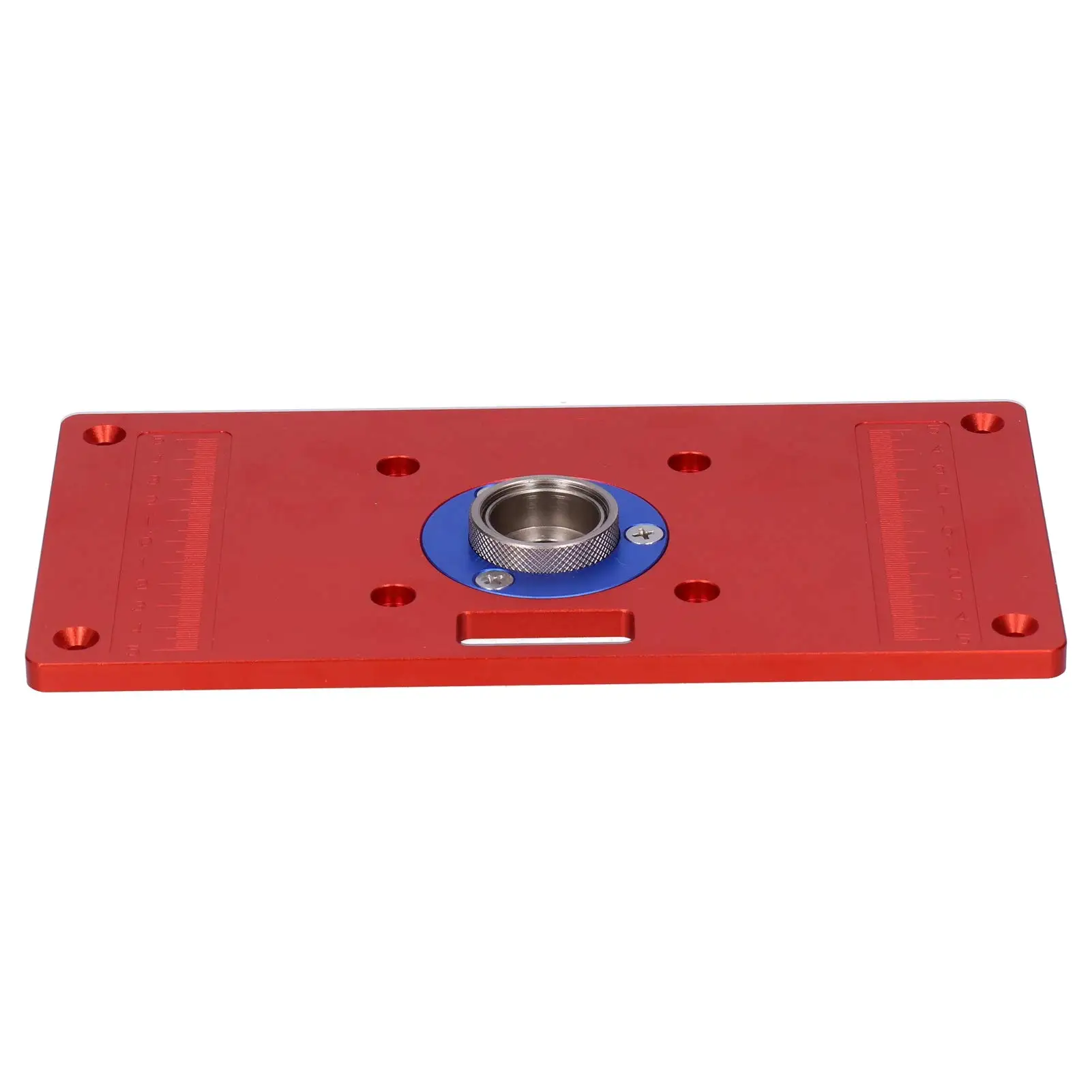 Trimming Flip Board Router Table Insert Plate, Aluminum Alloy Woodworking Tool, Professional Design for Accurate Drilling