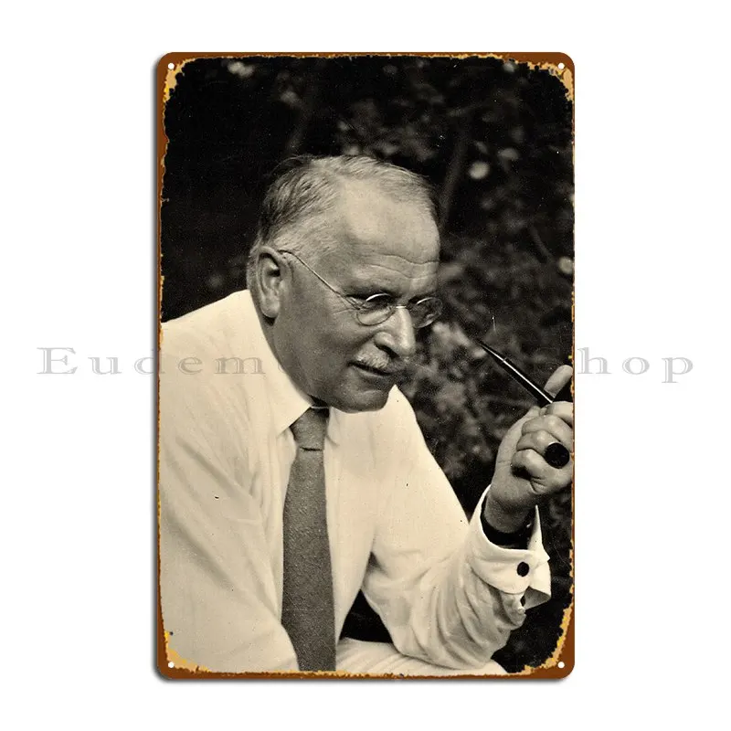 Póster de placa de Metal Carl Jung, pintura, crear cine, póster de pared, cartel de estaño