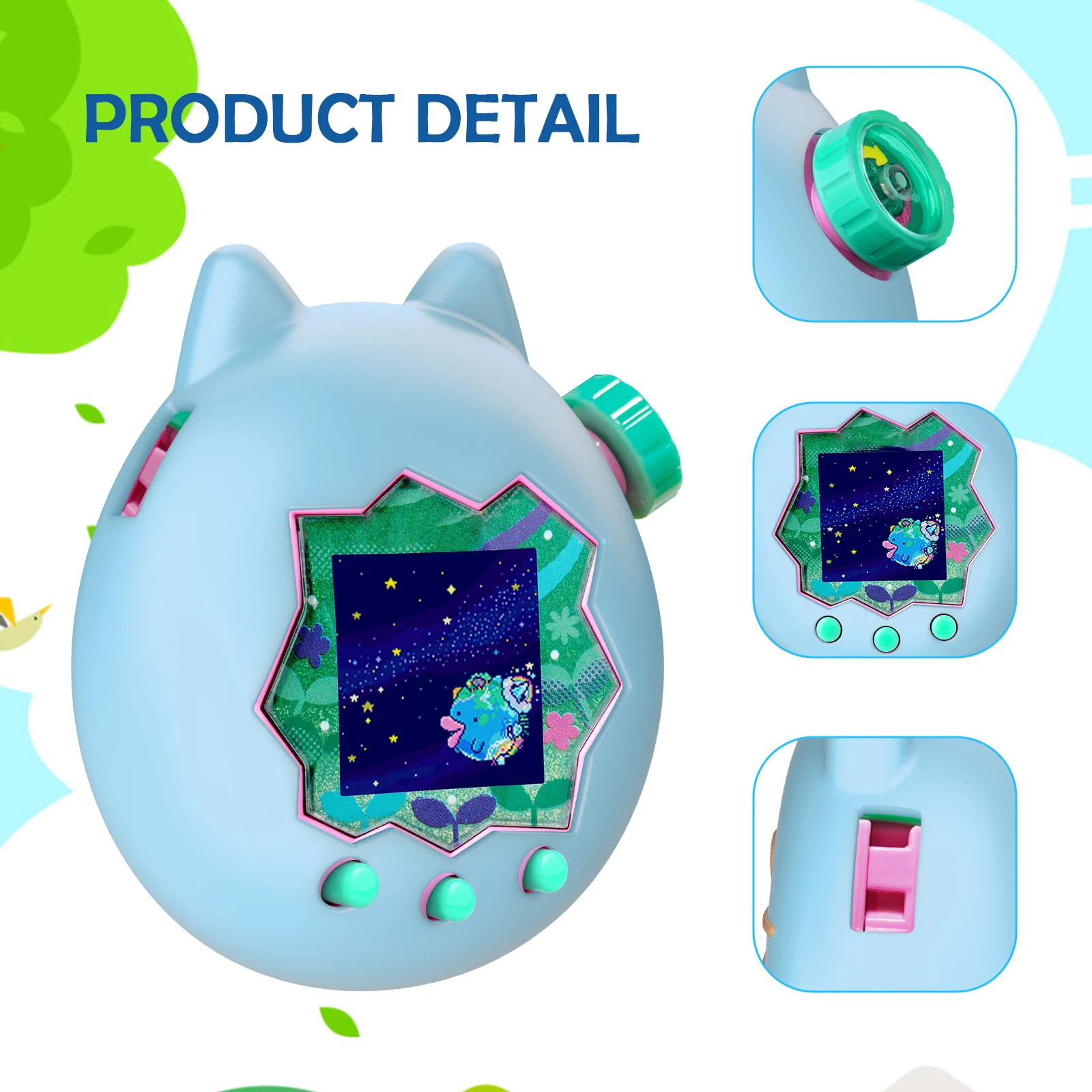 

Games Console Soft Cover Liquid Silicone Fall Resistant Cute Protective Cover Non-Slip For Tamagotchi Paradise Games Accessories
