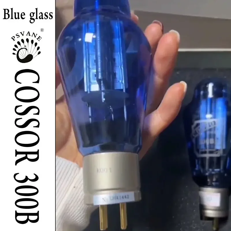 Imagem -05 - Azul Vidro Psvane Cossor 300b Vácuo Tubo Tela Substitui Leão Dourado jj 300b Factorytesting e Precisão Correspondência Preto e