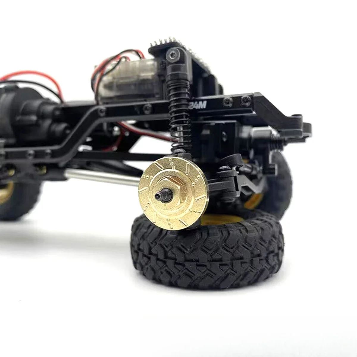 for FMS 1/24 FCX24M Universal Camel Cup Brass Counterweight Brake Disc Coupling RC Car Parts