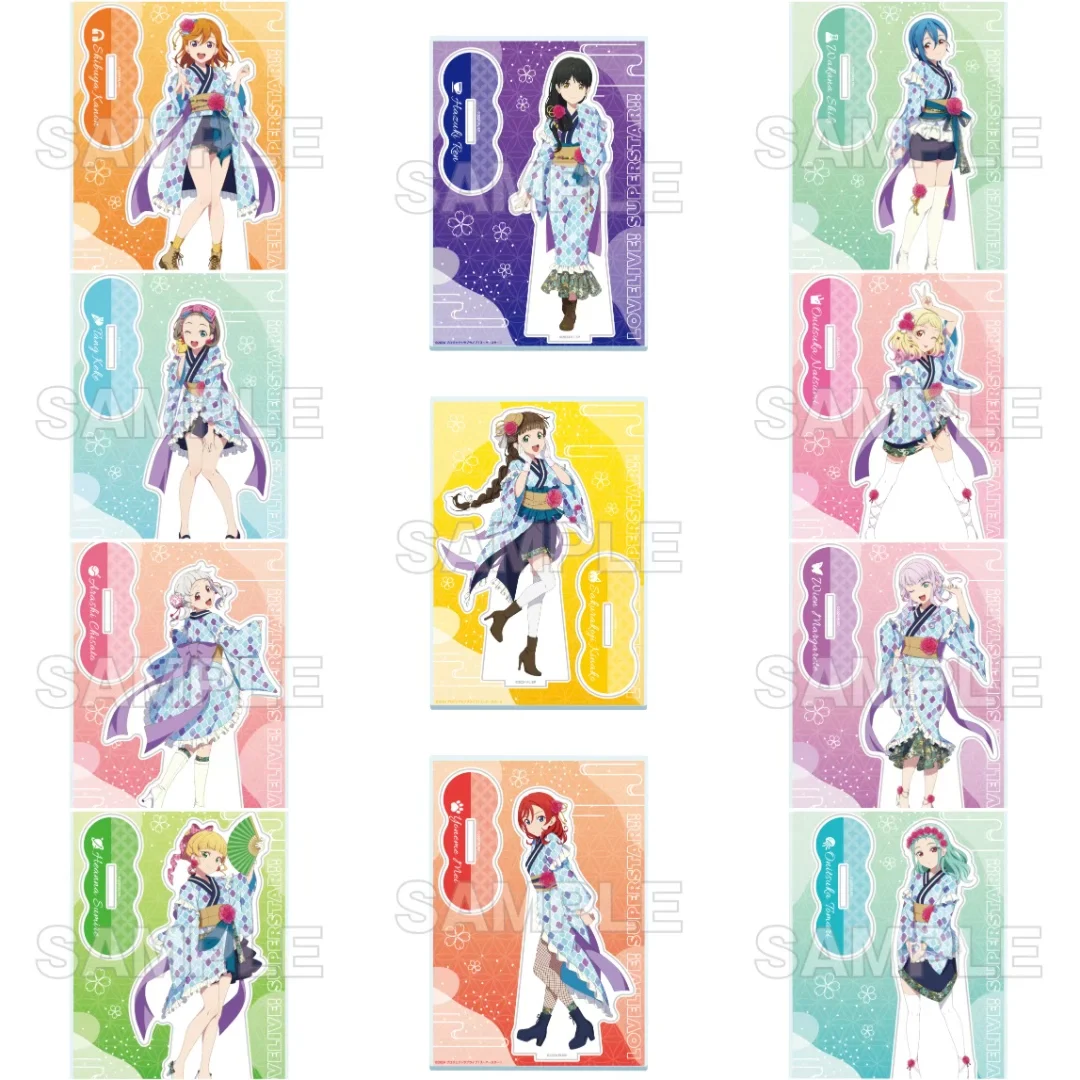 

Игра Tang Keke Heanna Sumire Shibuya Kanon Kinako Arashi Chisato Акриловая кукла-подставка Аниме Фигурка Модель Косплей Игрушка для подарка