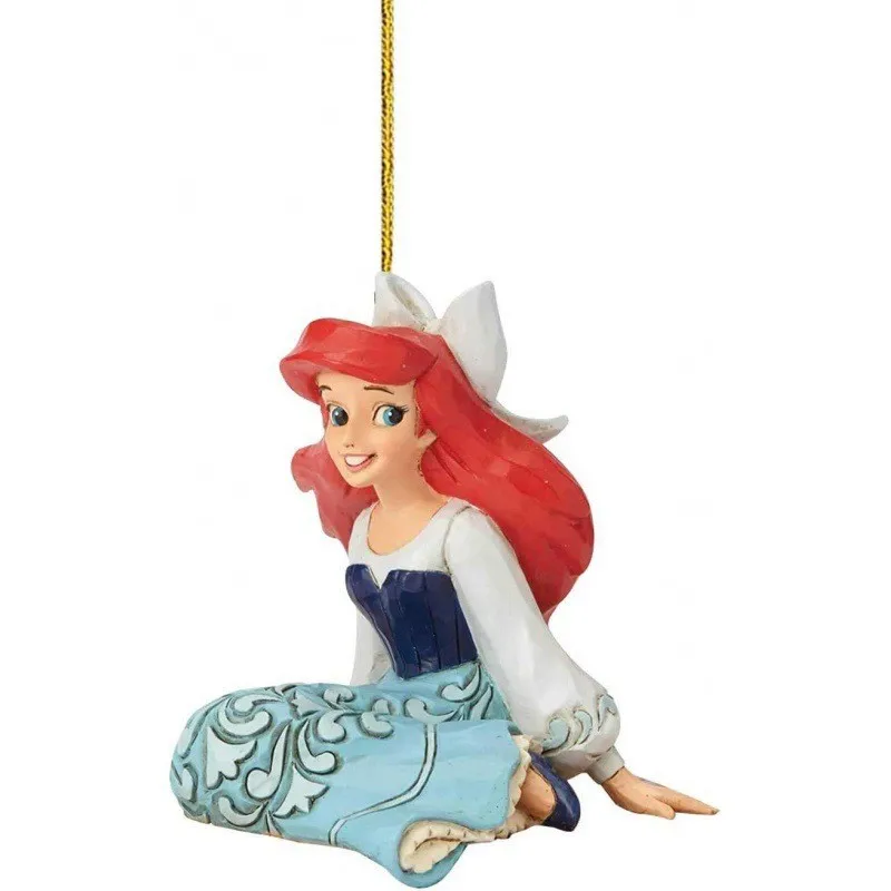 Disney Princess Series Christmas Tree Pendant Cinderella Snow White Mermaid Party Acrylic Dorp Hanging Xmas Car Decor Supplies