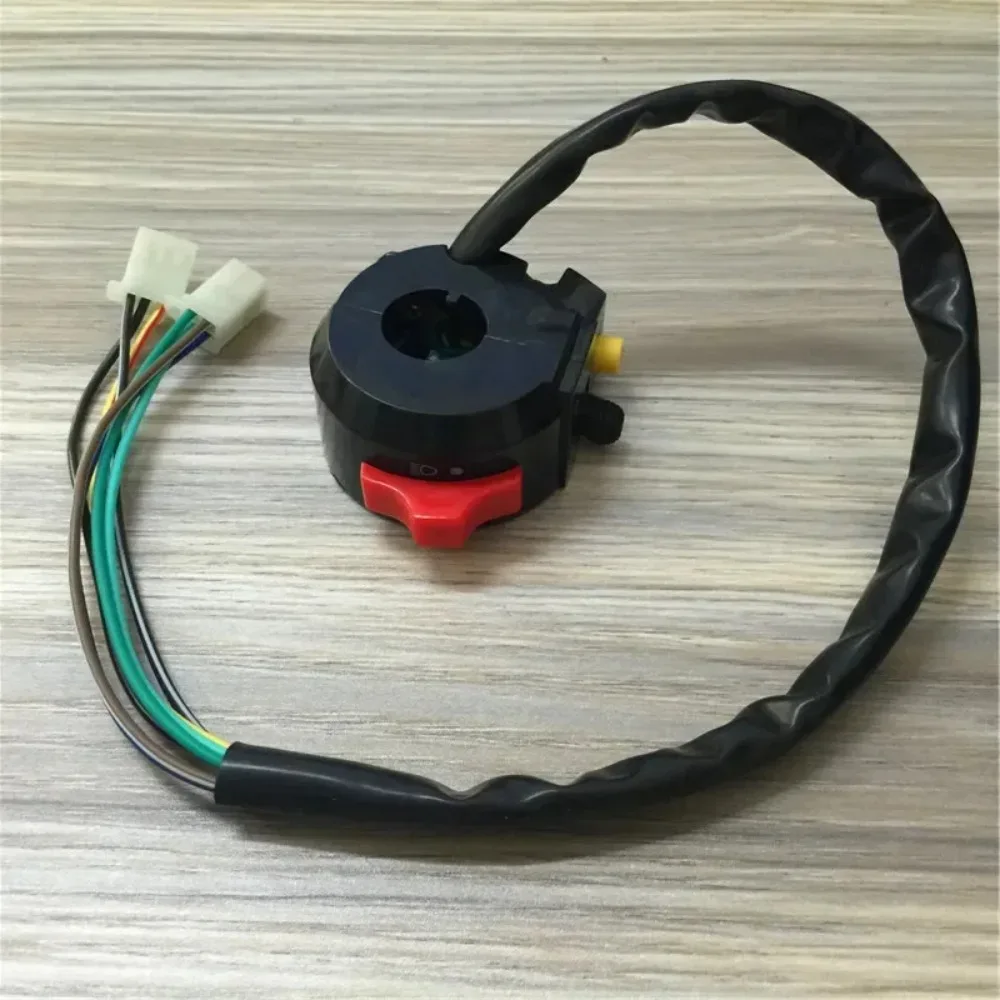2027 for For ATV Motocross Accessories small high season the size of the three functions of bull horn headlight turn signal swit