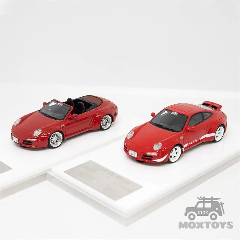 

RWB 1:64 Philadelphia Racing Style / RWB 997 Blair convertible Red Resin Model Car