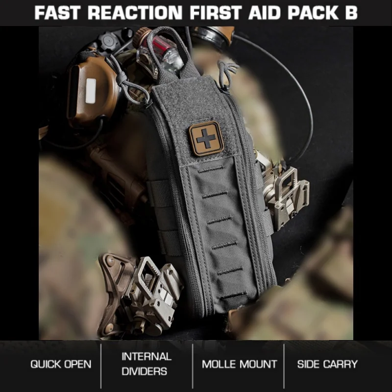 

Rapid-Access Emergency Pack B | Compact First Aid Kit | Wilderness First Aid Pack