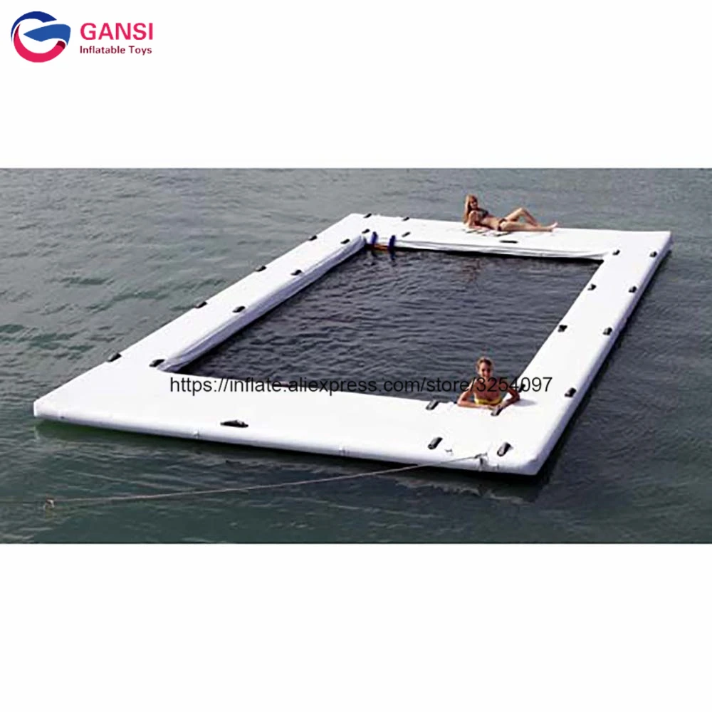 Jellyfish Pool Floating Inflatable Boat Pool Foldable Inflatable Ocean Swimming Pool For Yacht