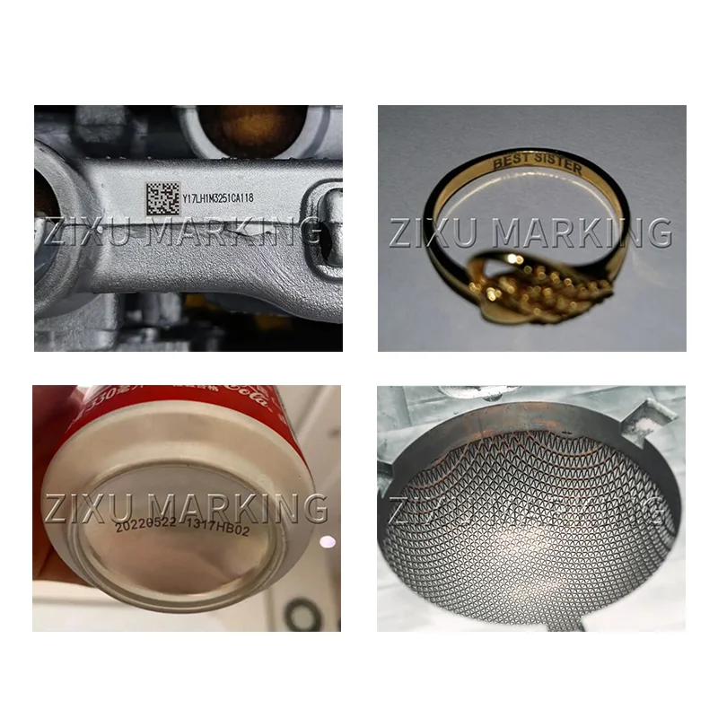 Máquina de marcação de fibra 2 em 1 portátil de bancada de marcação flexível 20W 30W 50W para código de barras de número de série código QR