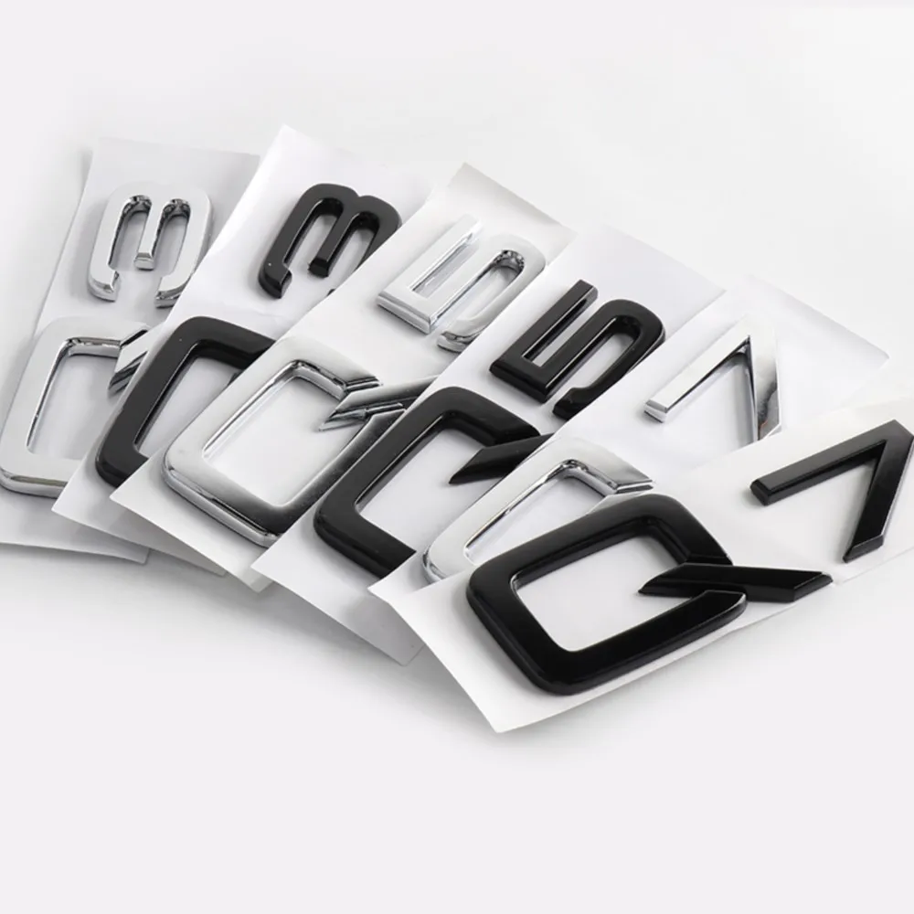 

ABS буквенный значок на кузов автомобиля, задний багажник, наклейка, украшение, аксессуары для Audi Q3 Q5 Q7 V6T A4 A1 A5 S5 A6 V6T S8 V8T, Стайлинг автомобиля