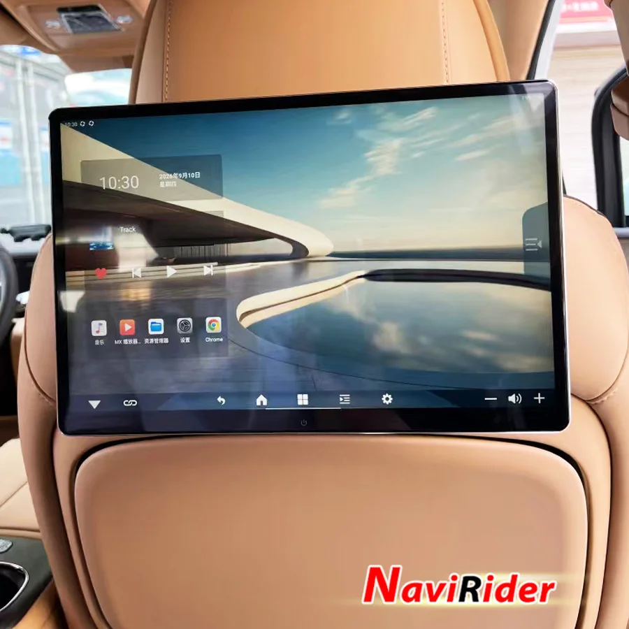 For  BYD Seal 08 Sealion 08 Android Auto Carplay Screen Rear Seat Entertainment Multimedia Video Player Headrest Monitor Wifi 4G