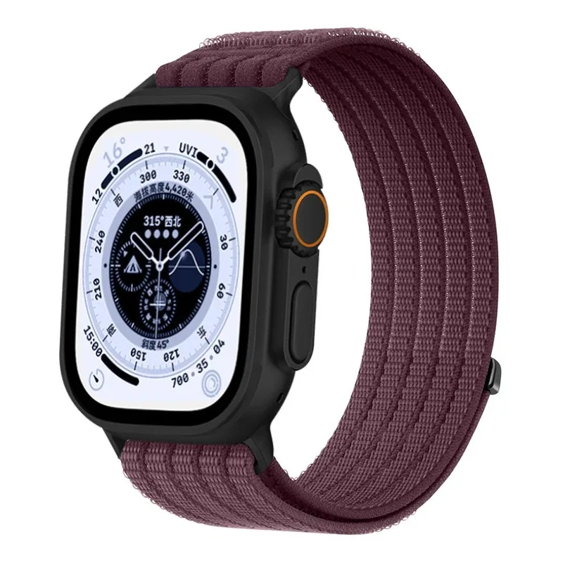 Gewebtes Nylonarmband für Apple Watch Band Ultra 3 2 49mm 45mm 42mm Armband Iwatch Series 11 10 9 8 7 6 SE 5 4 38 46 41mm 44mm 40mm