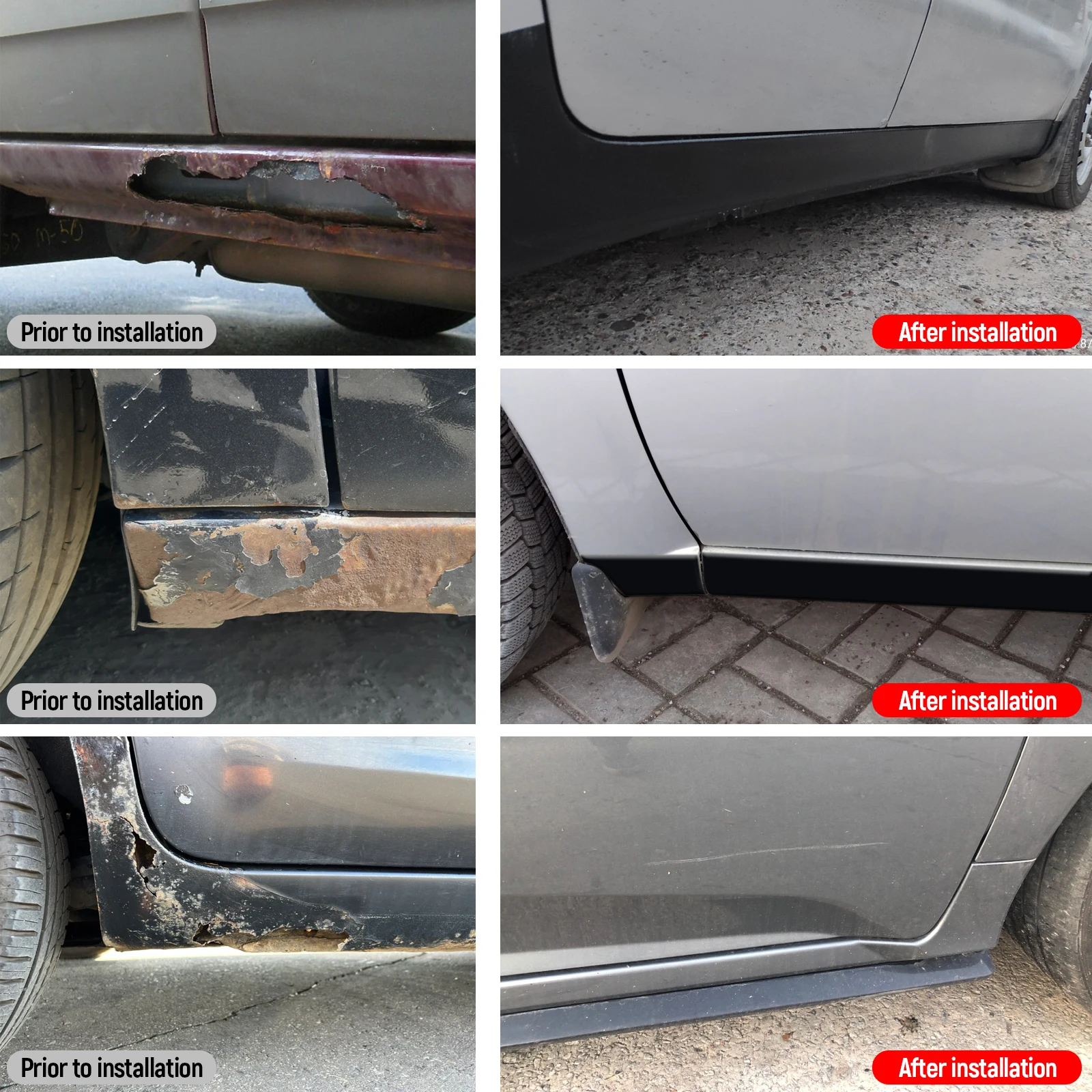 

2.5meters Universal Car Door Side Skirt Rubber Anti-scratch Anti-collision Protector Body Paint Protection Strip Car Accessories