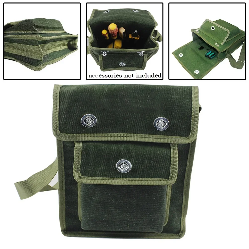 Lagerung Werkzeugtasche Werkzeugkasten Verschleißfest 1 Stück Canvas Tasche Umhängetasche Langlebige Hardware Oxford Tuch Tragbare Taschen