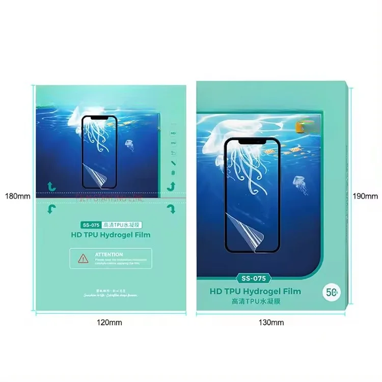 

For SUNSHIN SS-075 HD TPU Hydrogel Film Screen Protector For Edge Surface Phone Plotter For SS-890C Cutting Machine