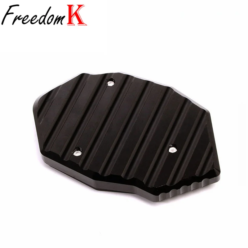 Motorcycle CNC Kickstand Foot Side Stand Enlarge Extension Plate Pad Fit For Z500 NINJA500 Z 500 NINJA 500 2024 2025